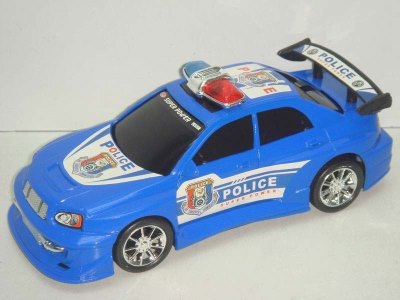 FRICTION POLIC CAR WHITE BLUE - HP1013533