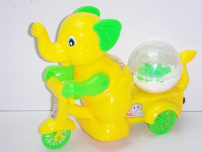 PULL LINE ELEPHANT W/SNOWFLAKE GREEN/YELLOW - HP1013675