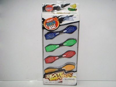 FINGER SKATEBOARD(4PCS) RED/YELLOW/GREEN/BLUE - HP1013700