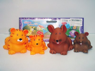 4 PCS VINYL ANIMALS - HP1013777