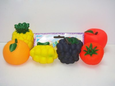 6PCS VINYL FRUIT  - HP1013782