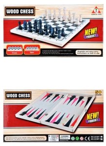 WOODEN CHESS 2 IN 1 - HP1013831