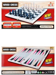 WOODEN CHESS 2 IN 1 - HP1013837