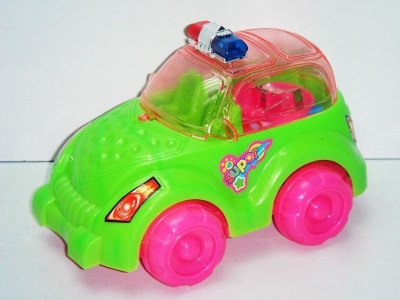 PULL LINE POLICE CAR W/LIGHT - HP1013946