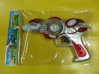 SPACE GUN W/MUSIC & FLASHING LIGHT  - HP1013983