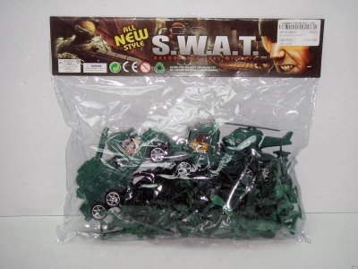 48PCS SOLDIER SET W/2 FREE WAY CAR - HP1014015