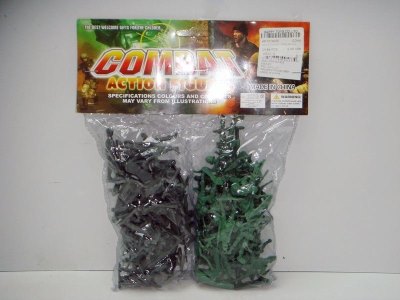 60PCS SOLDIER GREEN/BLACK - HP1014025