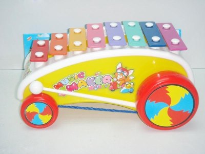 XYLOPHONE W/STRING YELLOW/WHITE - HP1014086