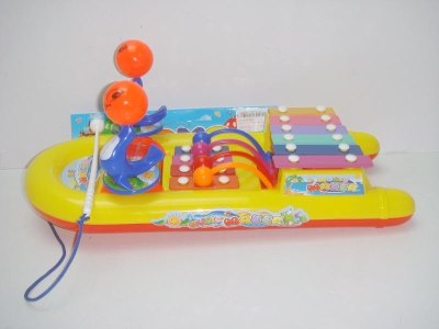 STEAMBOAT XYLOPHONE W/STRING YELLOW - HP1014089