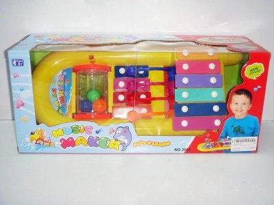 STEAMBOAT XYLOPHONE W/STRING YELLOW - HP1014102