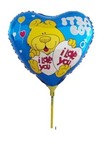 HEART FILLET BALLOON  8ASST - HP1014464