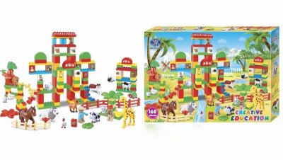 ANIMAL BUILDING BLOCK 168PCS - HP1014481