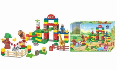 ANIMAL BUILDING BLOCK 78PCS - HP1014496