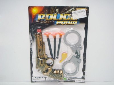 POLICE  PLAY SET W/GUN 2COLOR - HP1014567