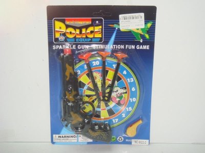 POLICE  PLAY SET W/GUN 2COLOR - HP1014568