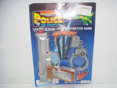 POLICE  PLAY SET W/GUN 2COLOR - HP1014571