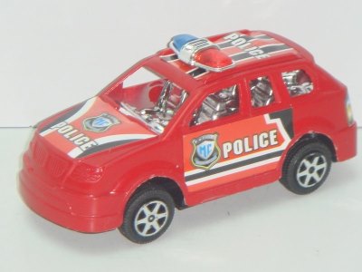 PULL BACK POLICE CAR 2ASST RED/BLUE/WHITE/BLACK - HP1014789