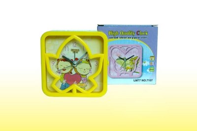 MAPLE LEAF ALARM CLOCK PINK/GREEN/YELLOW/BLUE/RED  - HP1014860