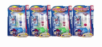 METAL BEYBLADE W/PULL RULER 4ASST. - HP1014877