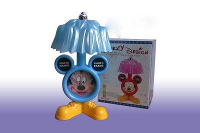 MICKEY DESK LAMP W/CLOCK CLOCK RED/PINK/BLACK/BLUE - HP1014898