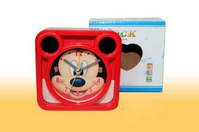 MICKY SQUARE ALARM CLOCK RED/PINK/BLUE - HP1015101