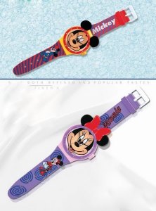 MICKY BIG WATCH RED/PURPLE - HP1015108