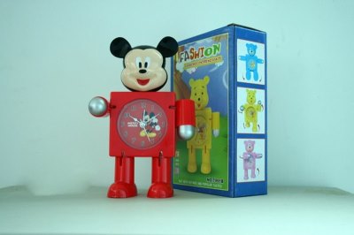MICKY ROBOT ALARM CLOCK RED - HP1015187