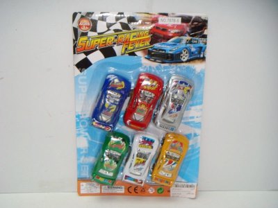 PULL BACK RACING CAR W/PAINTING 6ASST. - HP1015271