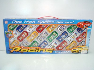 24PCS PULL BACK RACING CAR W/PAINTING 6ASST. - HP1015286