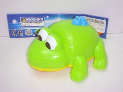 PULL LINE CARTOON FROG W/BELL GREEN/BLUE/YELLOW - HP1015476