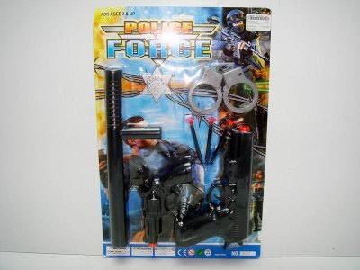 POLICE SET W/FLINT GUN & NEEDLE GUN - HP1016128