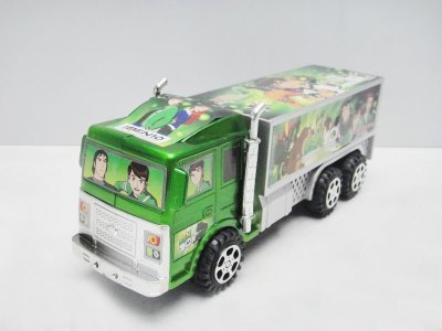 FRICTION BEN10 CONTAINER TRUCK GREEN/BLUE/RED - HP1016261