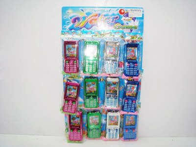 12PCS WATER GAME （PLATING MOBILEPHONE) RED/GREEN/SILVER/BLUE - HP1016321
