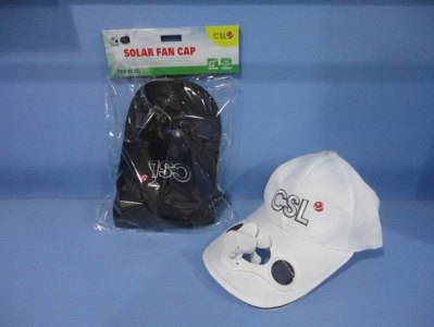 SOLAR FAN CAP W/CHARGING 3ASST. - HP1016702