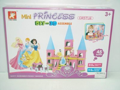 EVA MINI PRINCESS CASTLE(ASSEMBLE) 45PCS - HP1017130