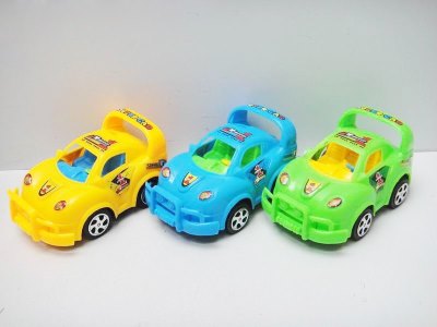 PULL BACK CAR BLUE/YELLOW/GREEN - HP1017455