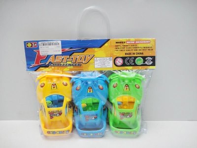 PULL BACK CAR BLUE/YELLOW/GREEN - HP1017456