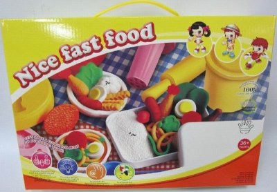 NICE FAST FOOD CLAY PLAY SET - HP1017811