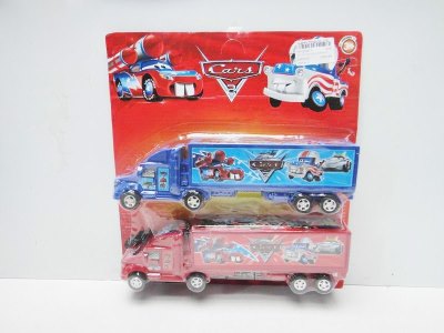 FRICTION CONTAINER CAR RED/BLUE - HP1018077