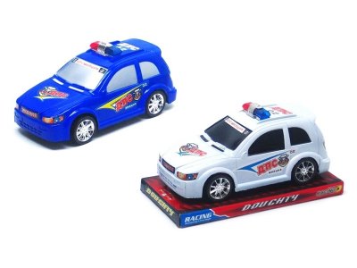 FRICTION POLICE CAR BLUE/WHITE (RUSSIAN VERSION)  - HP1018569