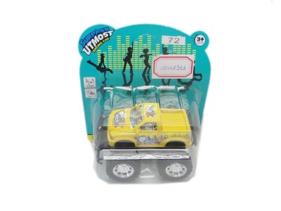 FRICTION CAR YELLOW/BLACK/BLUE/RED - HP1018933