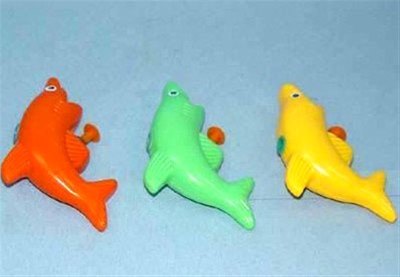 CARTOON SHARK WATER GUN W/PAINTING BLUE/BLACK - HP1019102