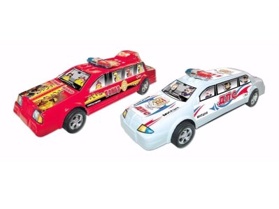 FRICTION CAR RED/WHITE - HP1019126