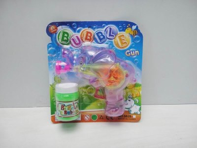 CARTOON BUBBLE GUN W/LIGHT - HP1019236