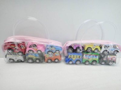 PULL BACK CAR 6PCS - HP1019881
