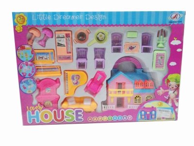 HOUSE W/FURNITURE 4ASST. - HP1019909