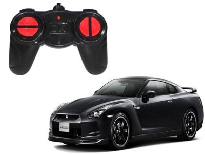 4通日产尼桑GT-R SPEC.V(R35)遥控车无包电 白红银3色混装 - HP1020381