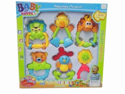 RATTLE SET 6PCS 2ASST - HP1020476
