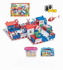 BUILDING BLOCK SET 80PCS - HP1020559