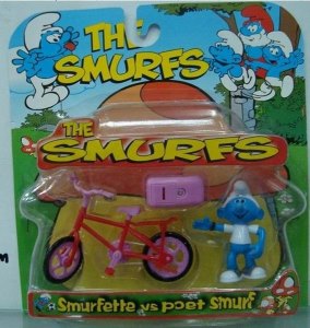  SMURFS W/A BICYCLE - HP1020673